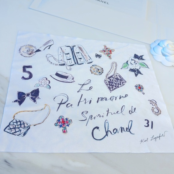 Authentic CHANEL Handbag Cloth Glove Care Kit & sunglasses cleaning cloth - Picture 3 of 5